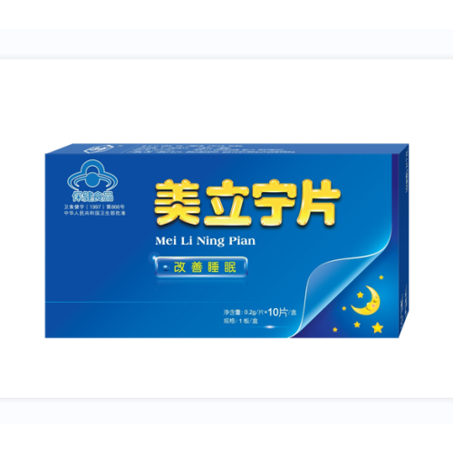 Melatonin tablet for promoting sleep